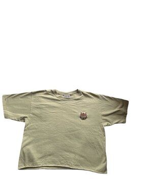 Ron Jon Surf Shop Cozumel Cropped Tee Beige Boxy Fit Tagged L Fits M